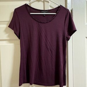 Banana Republic Women's Luxe Touch Purple Shirt